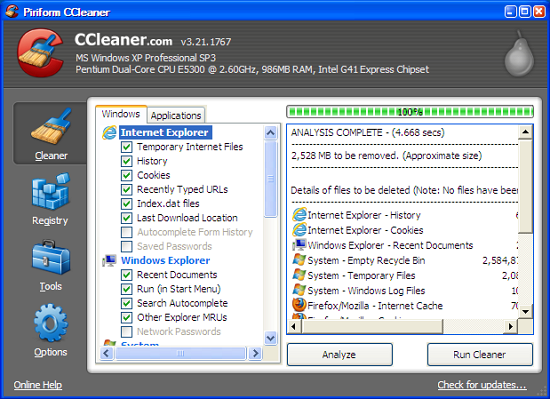 Ccleaner is a freeware like photoshop - Home edition ccleaner for windows xp free download clean and